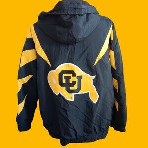 XL Vintage Colorado Buffaloes Puffer Jacket Apex One 1990's Hooded Boulder CU